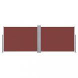 barna behúzható oldalsó napellenző 120 x 1000 cm