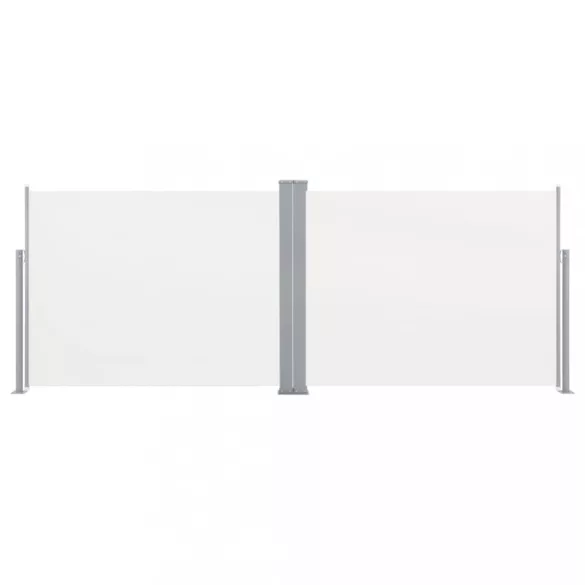 krémszínű behúzható oldalsó napellenző 140 x 1000 cm