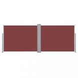barna behúzható oldalsó napellenző 140 x 1000 cm