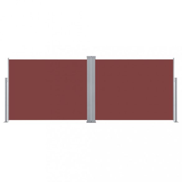 barna behúzható oldalsó napellenző 140 x 1000 cm