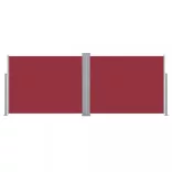 piros behúzható oldalsó napellenző 140 x 1000 cm