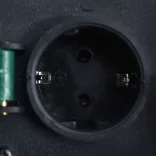 szürke poligyanta vízálló kerti 4 foglalatos aljzat