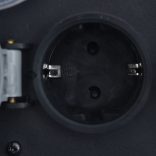 szürke poligyanta kerti 2 foglalatos aljzat időzítővel