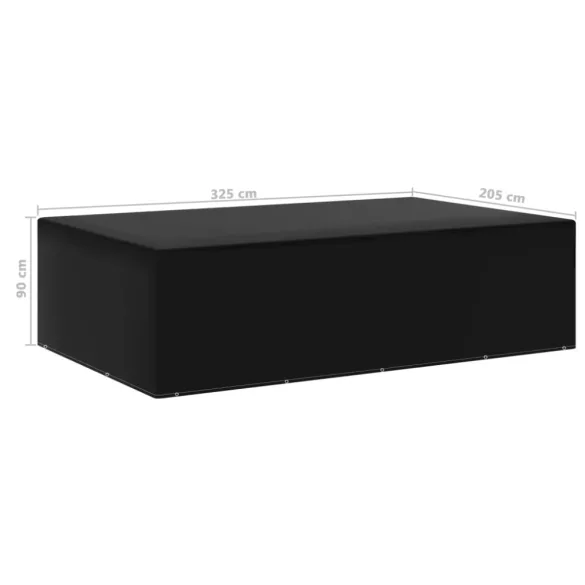 kerti bútor huzat 12 fűzőlyukkal 205 x 325 x 90 cm