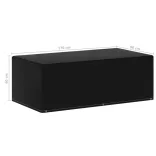 kerti bútor huzat gázgrillhez 6 fűzőlyukkal 170 x 90 x 60 cm