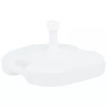 homokkal vagy vízzel tölthető fehér műanyag napernyőtalp 16 L