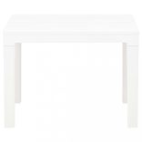 2 db fehér műanyag kerti pad