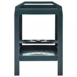 zöld műanyag italszállító kocsi 69 x 53 x 72 cm