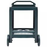 zöld műanyag italszállító kocsi 69 x 53 x 72 cm