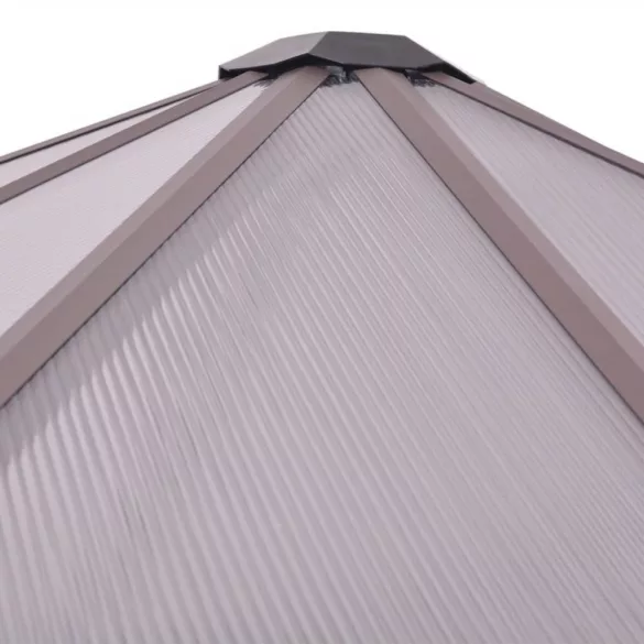 alumínium melegház 240 x 211 x 232 cm