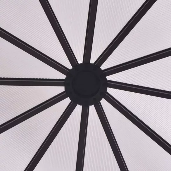 alumínium melegház 240 x 211 x 232 cm