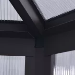 alumínium melegház 240 x 211 x 232 cm