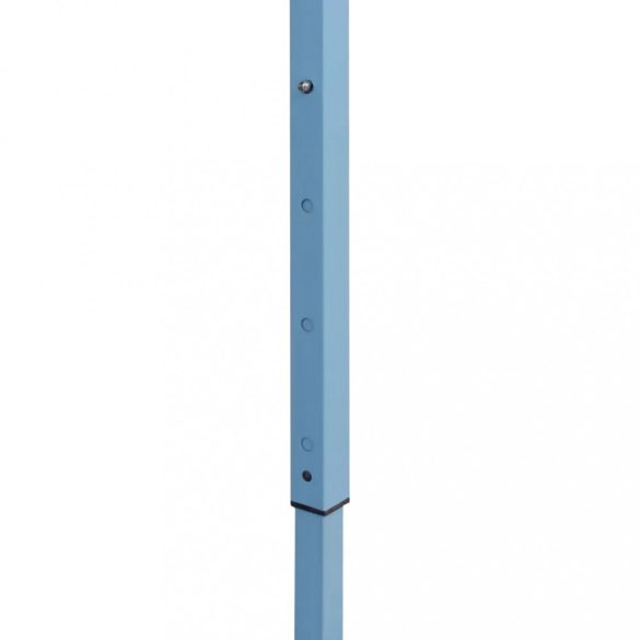 krémszínű acél összecsukható rendezvénysátor 4 oldalfallal 3x6m