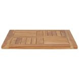 tömör tíkfa asztallap 60 x 60 x 2,5 cm