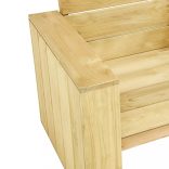 impregnált fenyőfa kerti pad 179 cm