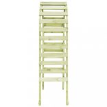 impregnált fenyőfa kerti pergola 130 x 60 x 230 cm