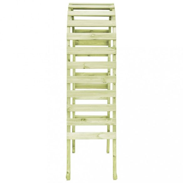 impregnált fenyőfa kerti pergola 130 x 60 x 230 cm