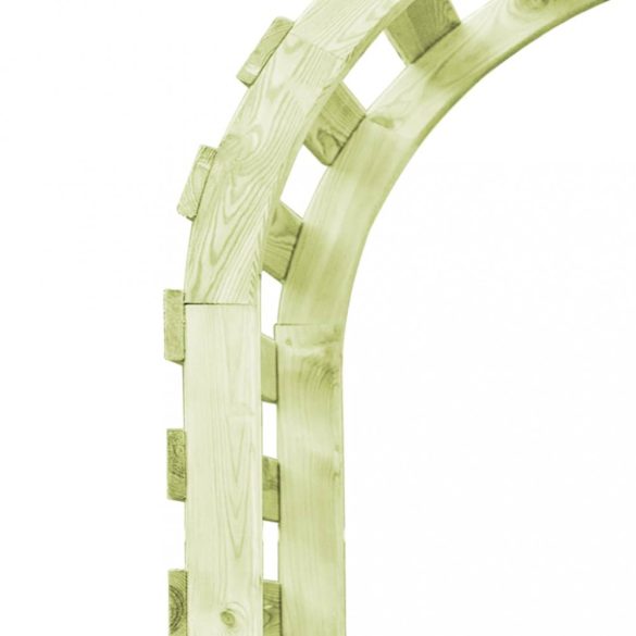 impregnált fenyőfa kerti pergola 130 x 60 x 230 cm