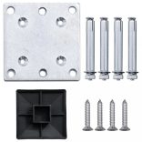 barna WPC kerítéspanel 95 x (105-180) cm