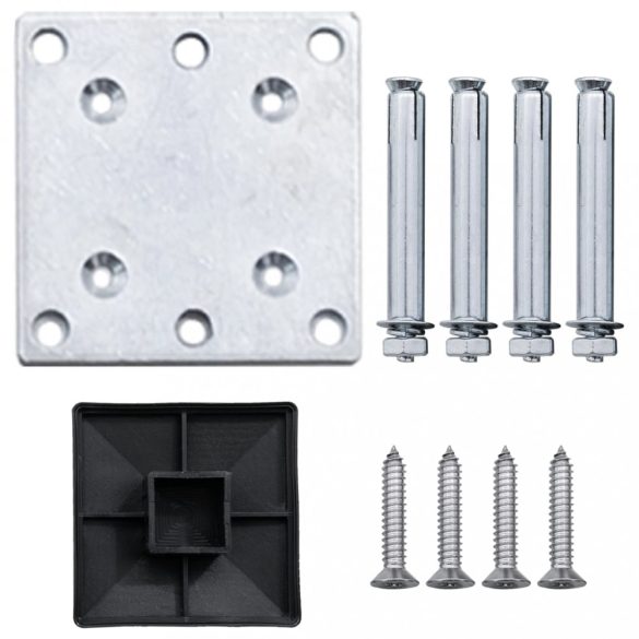 barna WPC kerítéspanel 95 x (105-180) cm