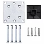 barna WPC kerti kerítés 175 x 105 cm