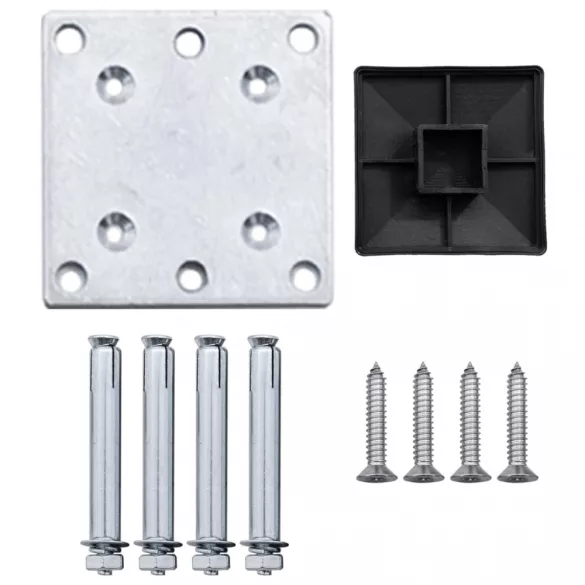 barna WPC kerti kerítés 175 x 105 cm