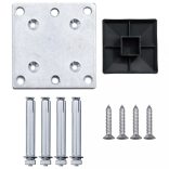 szürke WPC kerti kerítés 175 x 105 cm