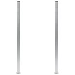 2 db alumínium kerítésoszlop 185 cm