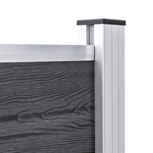 2 db alumínium kerítésoszlop 185 cm