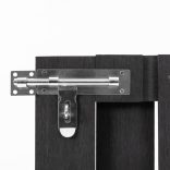 szürke WPC kertkapu 100 x 60 cm