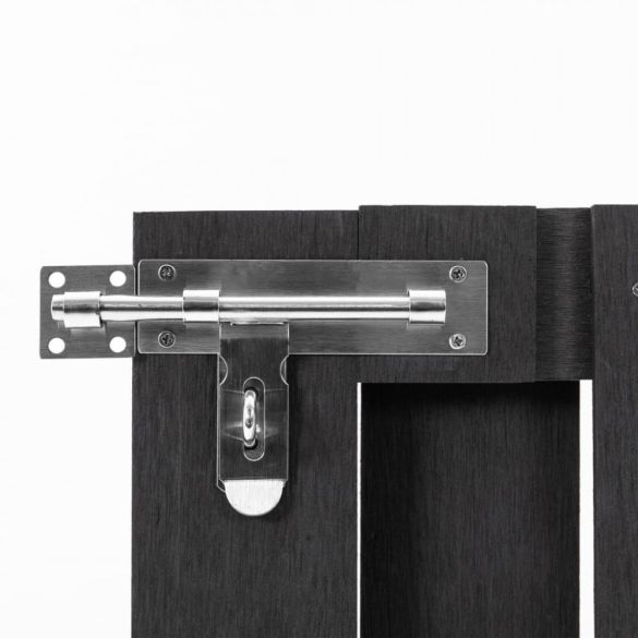 szürke WPC kertkapu 100 x 60 cm