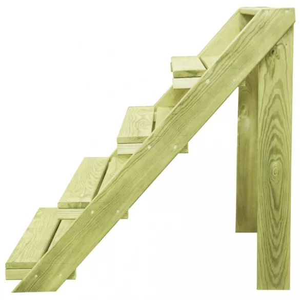 impregnált fenyőfa virágtartó állvány 80 x 80 x 80 cm