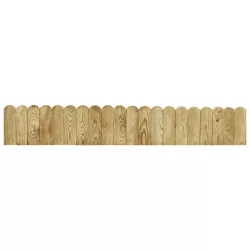 zöld impregnált fenyőfa bordűrtekercs 120 cm