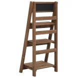 tömör fenyőfa virágtartó táblával 40 x 30 x 90 cm