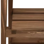 tömör fenyőfa virágtartó táblával 40 x 30 x 90 cm