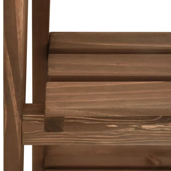 tömör fenyőfa virágtartó táblával 40 x 30 x 90 cm