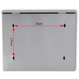 Rozsdamentes acél postaláda