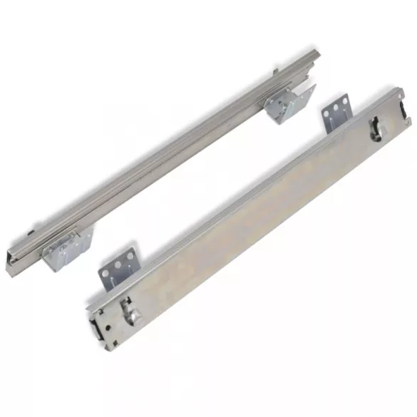 2 db ezüstszínű kihúzható drótkosár 400 mm