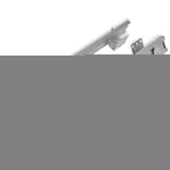 2 db ezüstszínű kihúzható drótkosár 500 mm