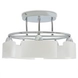 Mennyezeti lámpa ellipszoid üvegburával 200 W-os E14-es izzó