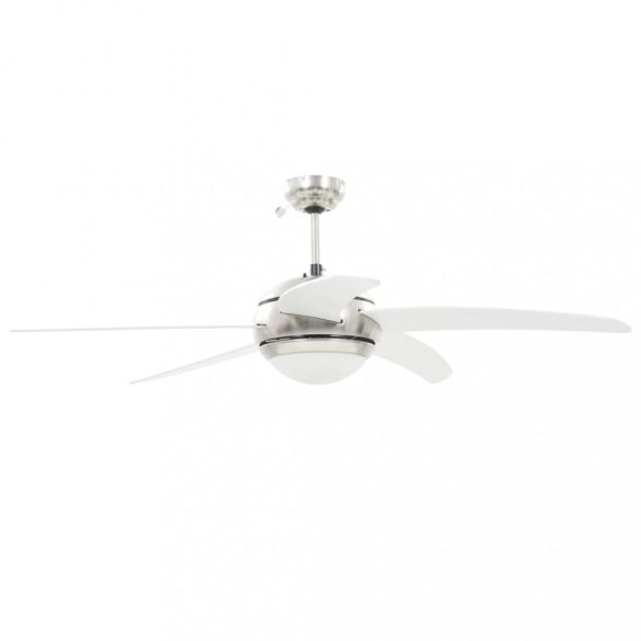 díszes mennyezeti ventilátor lámpával 128 cm fehér