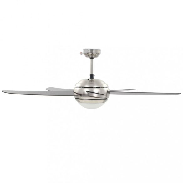 díszes mennyezeti ventilátor lámpával 128 cm barna