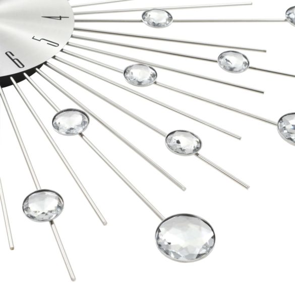 modern küllemű kvarcszerkezetes falióra, 50 cm átmérőjű