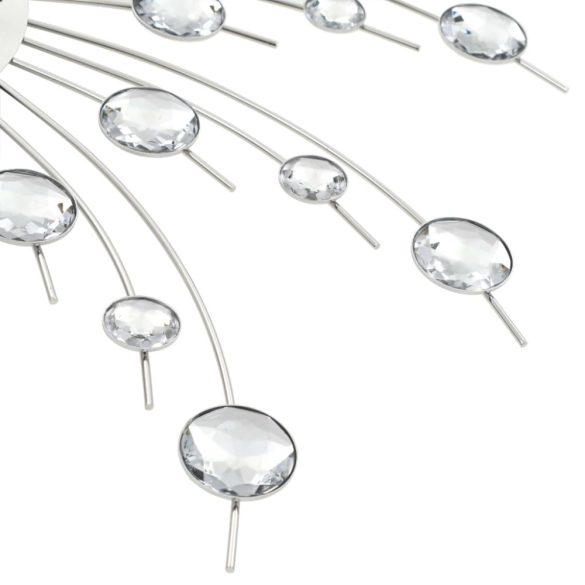 modern küllemű kvarcszerkezetes falióra, 50 cm átmérőjű