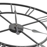 vintage stílusú fém falióra kvarcszerkezettel, 80 cm XXL méret