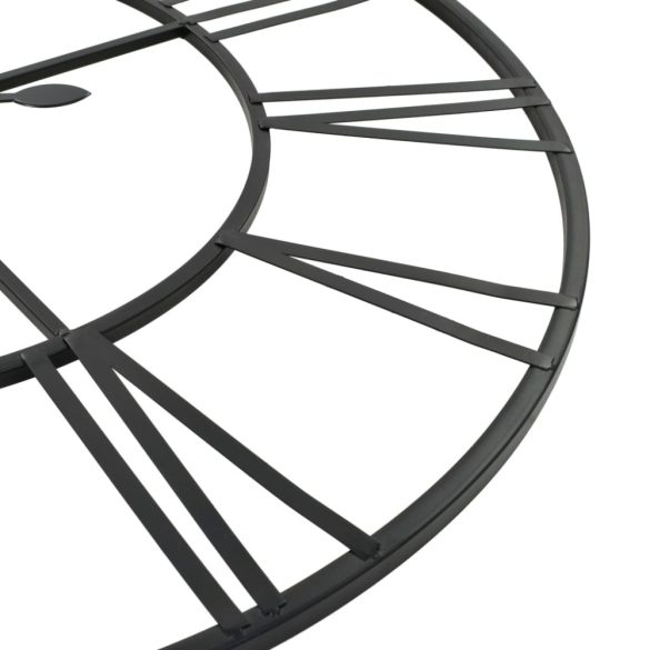 vintage stílusú fém falióra kvarcszerkezettel, 80 cm XXL méret