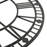 vintage stílusú fém falióra kvarcszerkezettel, 60 cm XXL méret