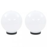 2 db LED gömblámpa 20 cm PMMA