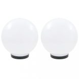 2 db LED gömblámpa 25 cm PMMA