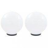 2 db LED gömblámpa 40 cm PMMA